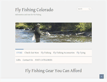 Tablet Screenshot of fly-fishing-colorado.com
